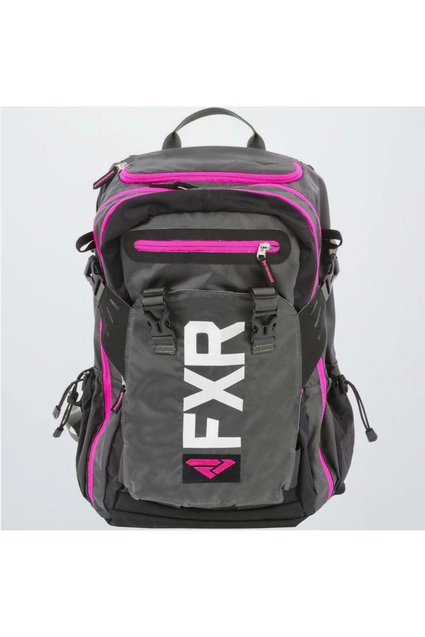 FXR Snowmobile Ride Pack Backpack Bag Charcoal & Fuchsia Pink 203202-1090-00