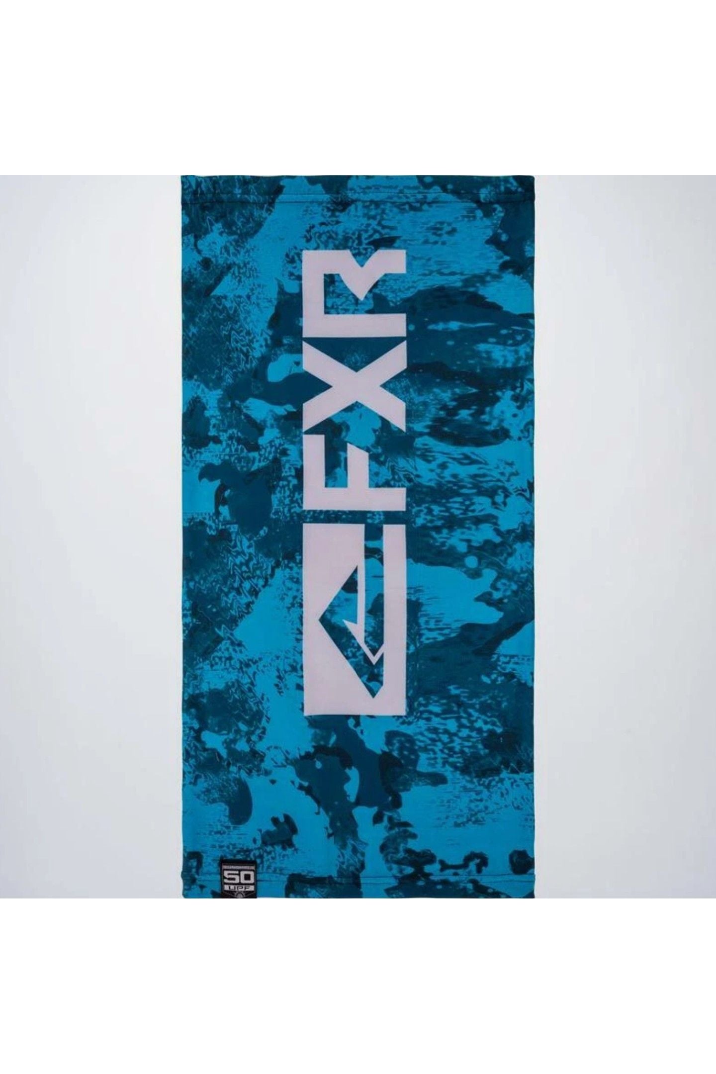 FXR Fishing Derby Warm Weather Neck Gaiter UPF50 Blue Camo 211954-5705