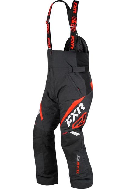 FXR Men's Team FX Snowmobile Pants Bibs Red 220100-1020