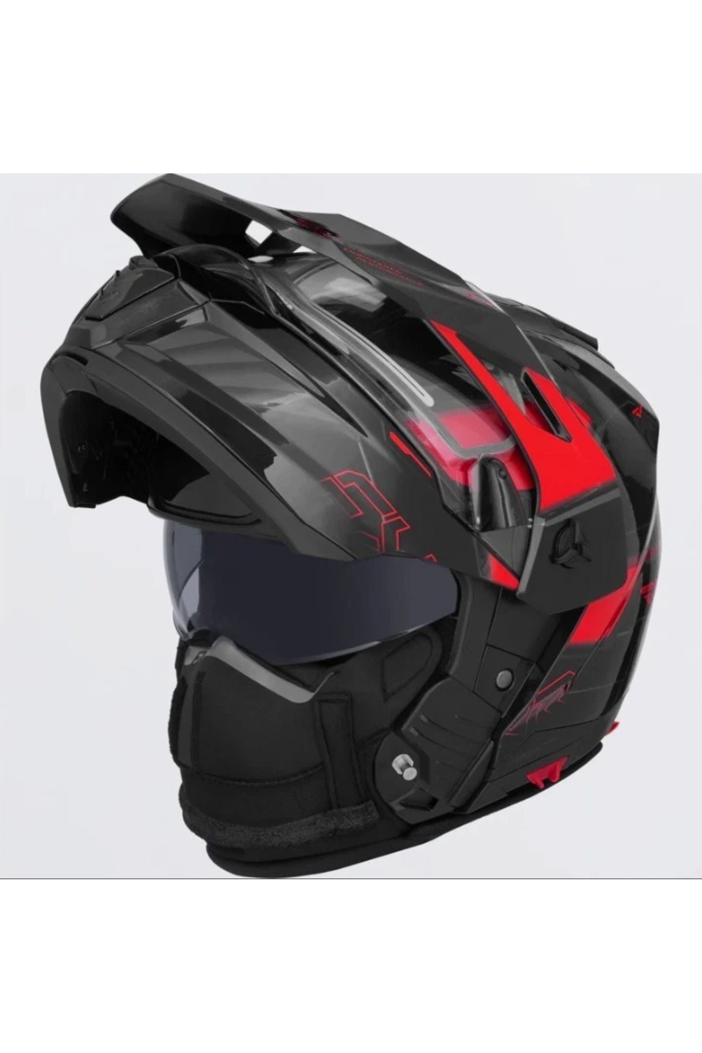 FXR Red Maverick X Snowmobile Heated Modular Helmet M L XL 2XL 3XL 250623-1020