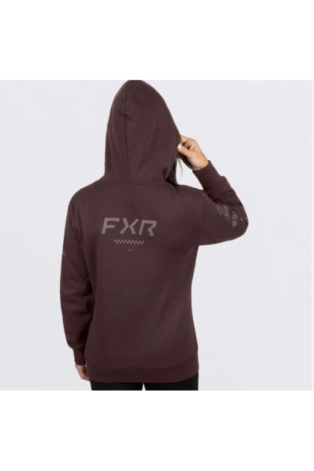 Women's FXR Raisin Stack Cotton PO Hoodie S M L XL 2XL 3XL 261218-8400