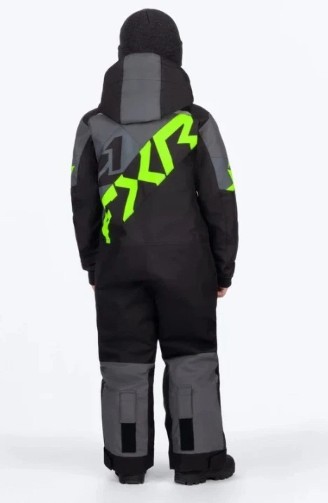 Child FXR Snowmobile Lime Green Cold Cross CX Monosuit Size 6 8 263005-1070