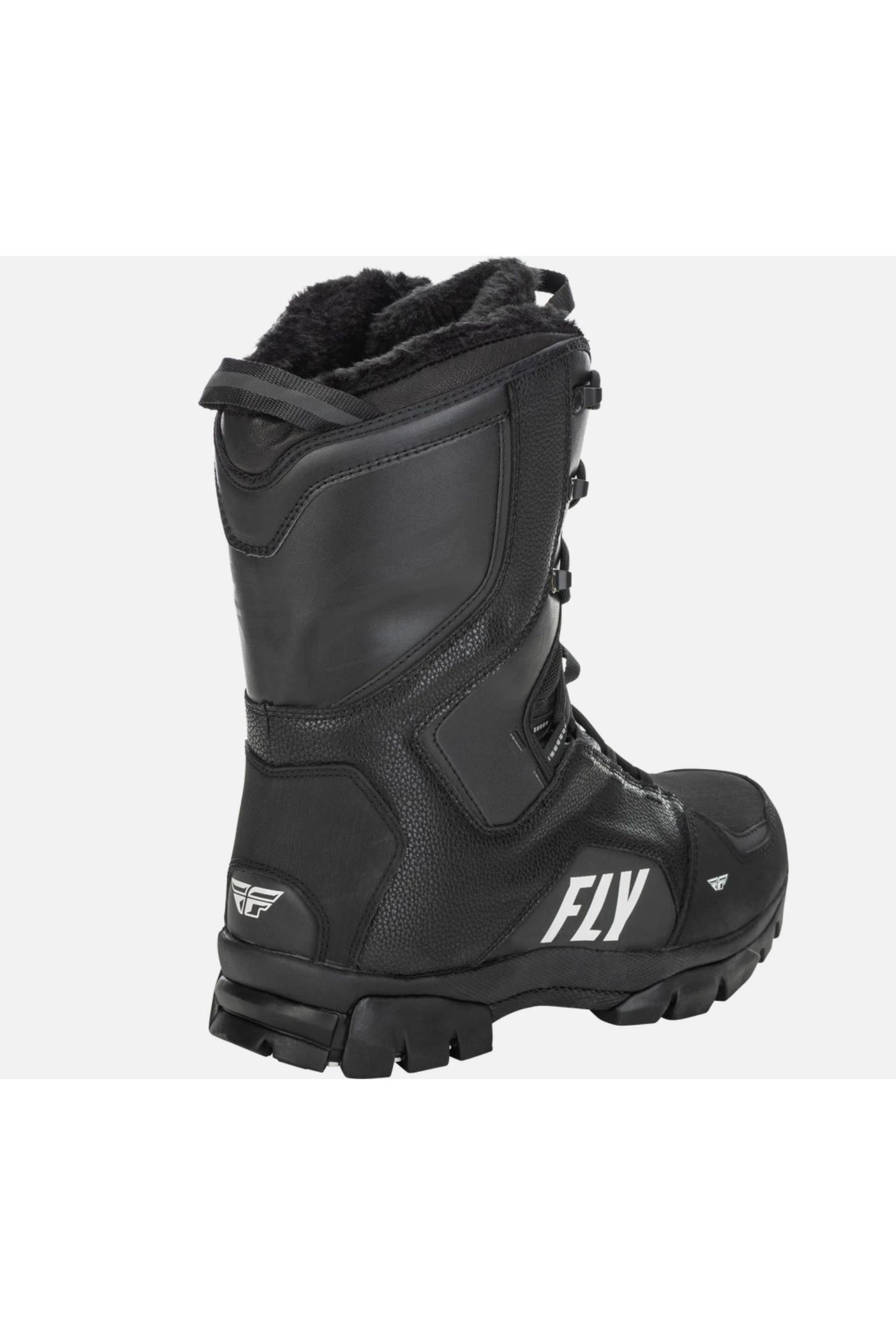 Fly Racing Lace Up Black Marker Snowmobile Boots 9 14 15 361-971