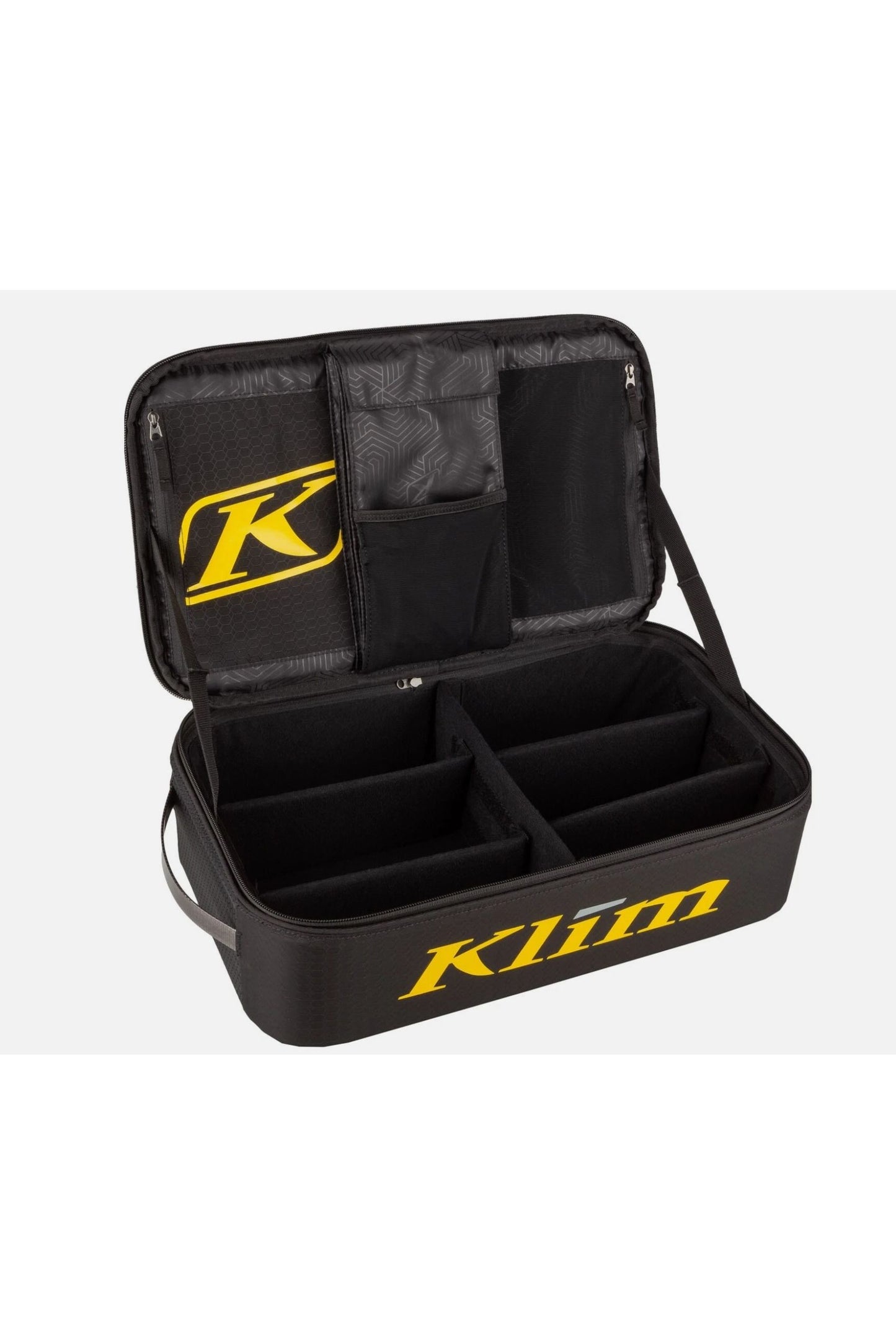 Klim Snowmobile Goggle Case Bag Black & Yellow 4081-000-000-000