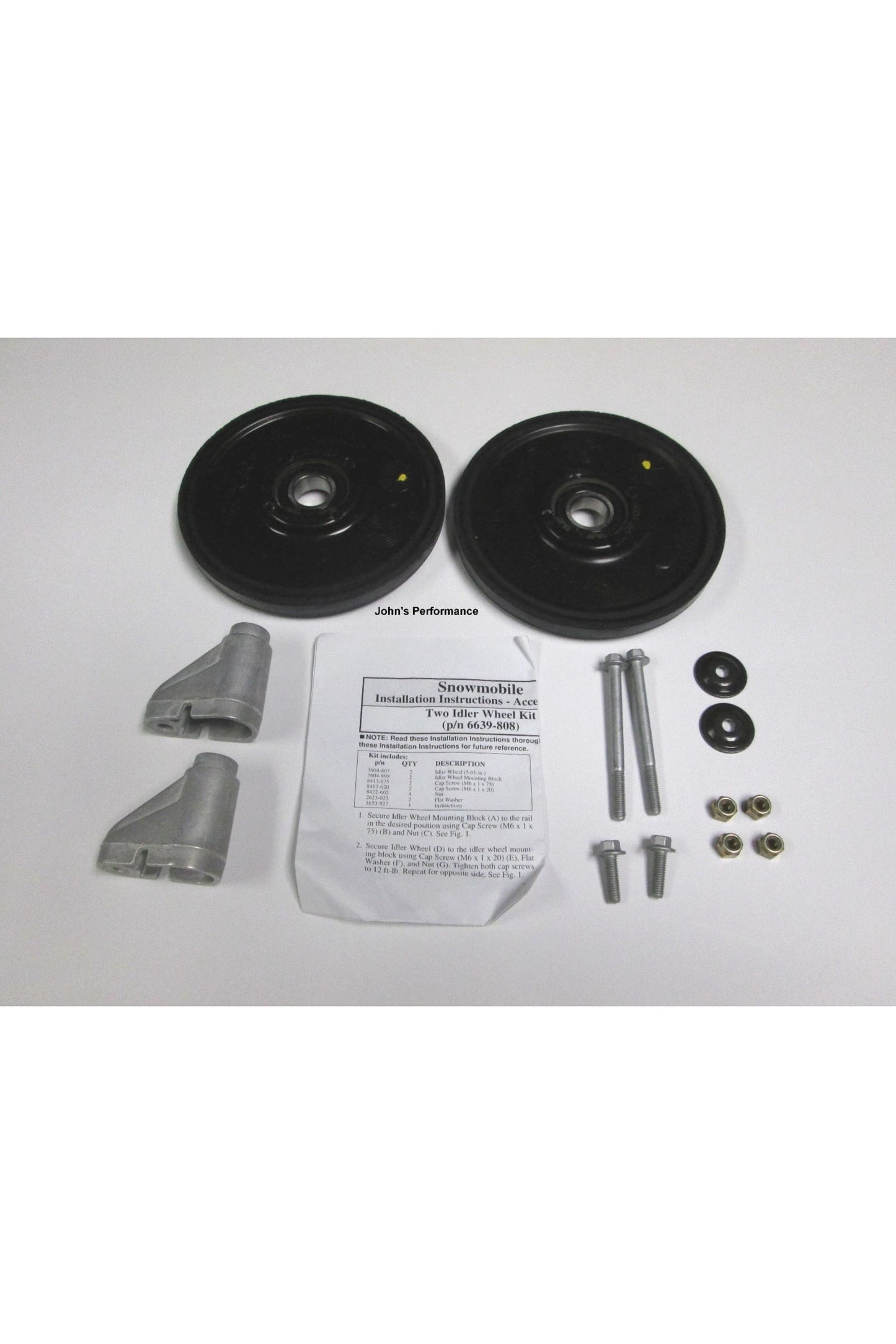 OEM Arctic Cat Snowmobile 5.63" 2 Extra Idler Wheel Kit 6639-808