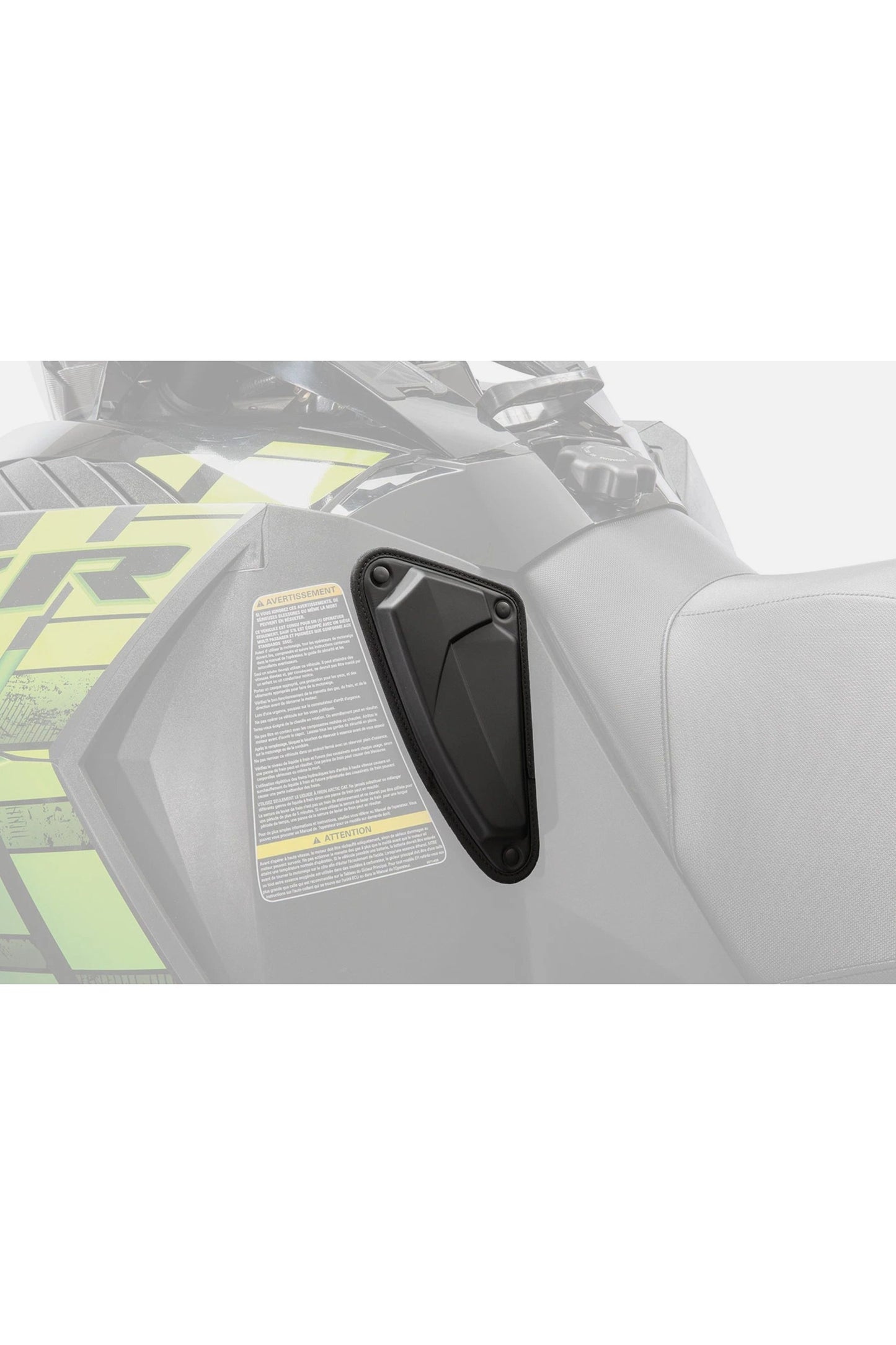 OEM Arctic Cat Snowmobile Black Tank Pads Knee Pads 7639-413