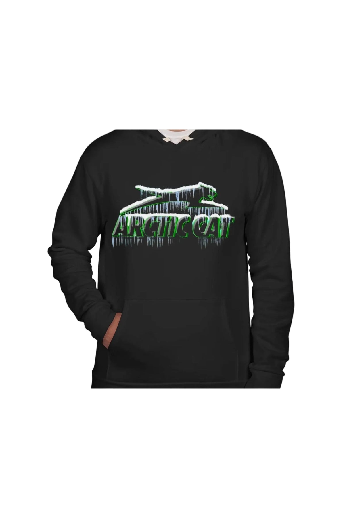 Men's Arctic Cat Icicle Jumpy Cat Hoodie L Large JCATH-