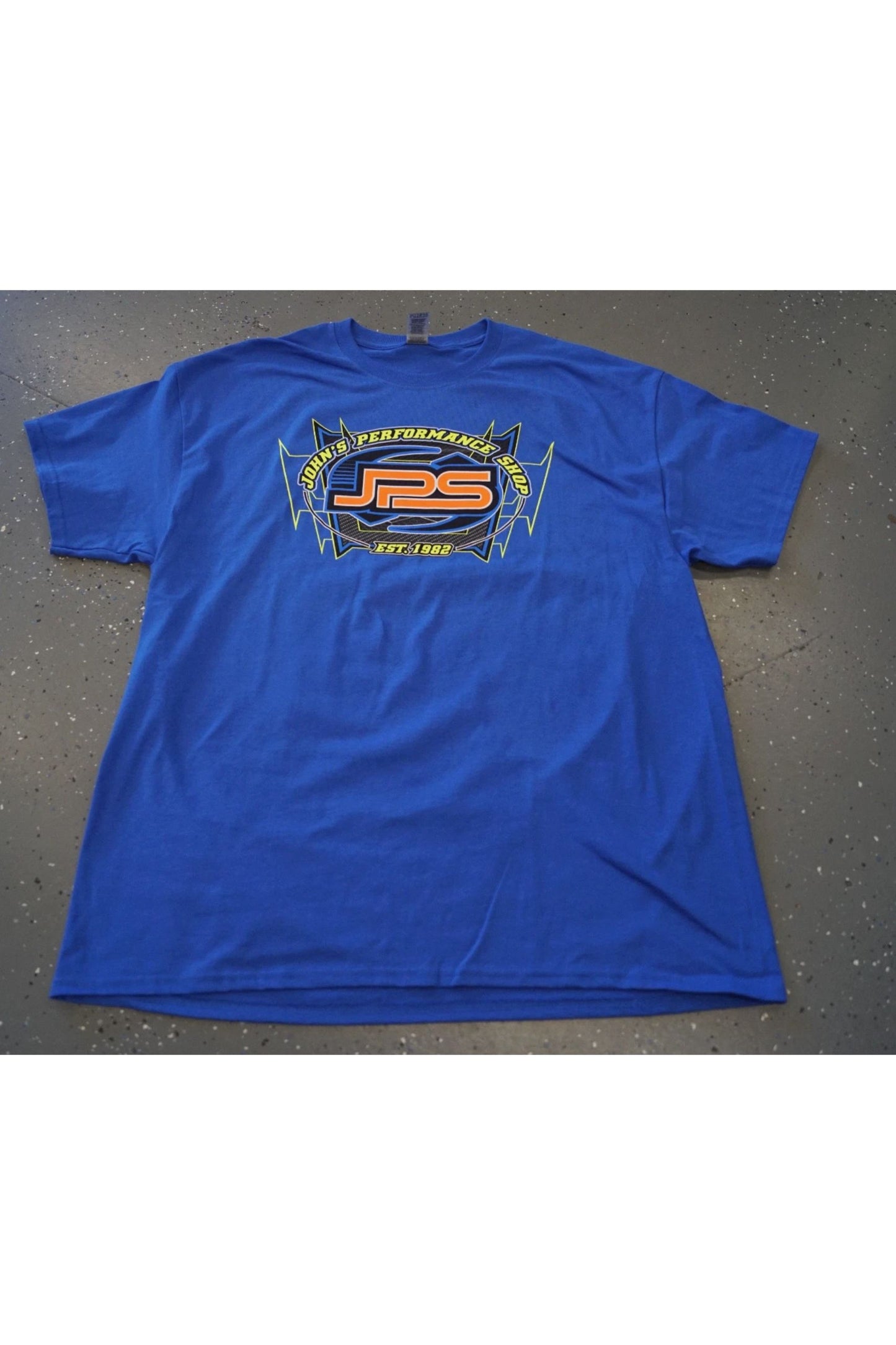 John's Performance JPS Blue Arctic Cat Snowmobile T-Shirt
