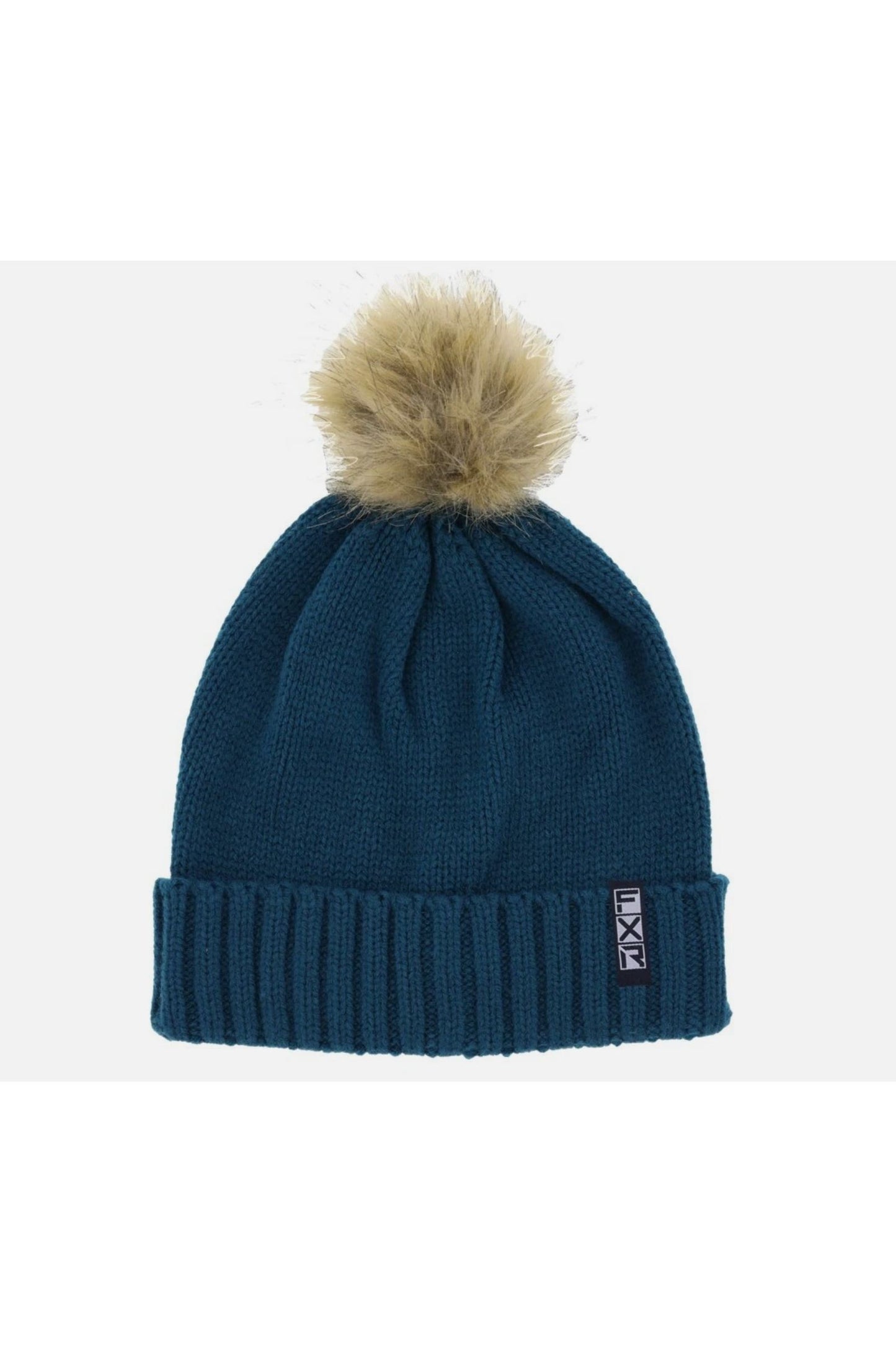 FXR Adult Snowmobile Sonic POM Beanie Hat Ocean Blue 221619-4800-00