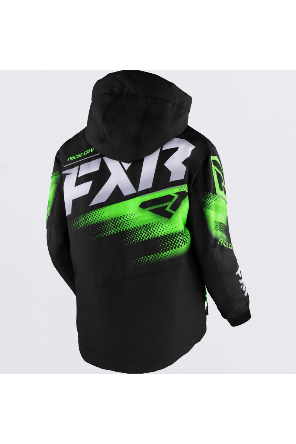 FXR Youth Kids Snowmobile Jacket Lime Green 230407-1070