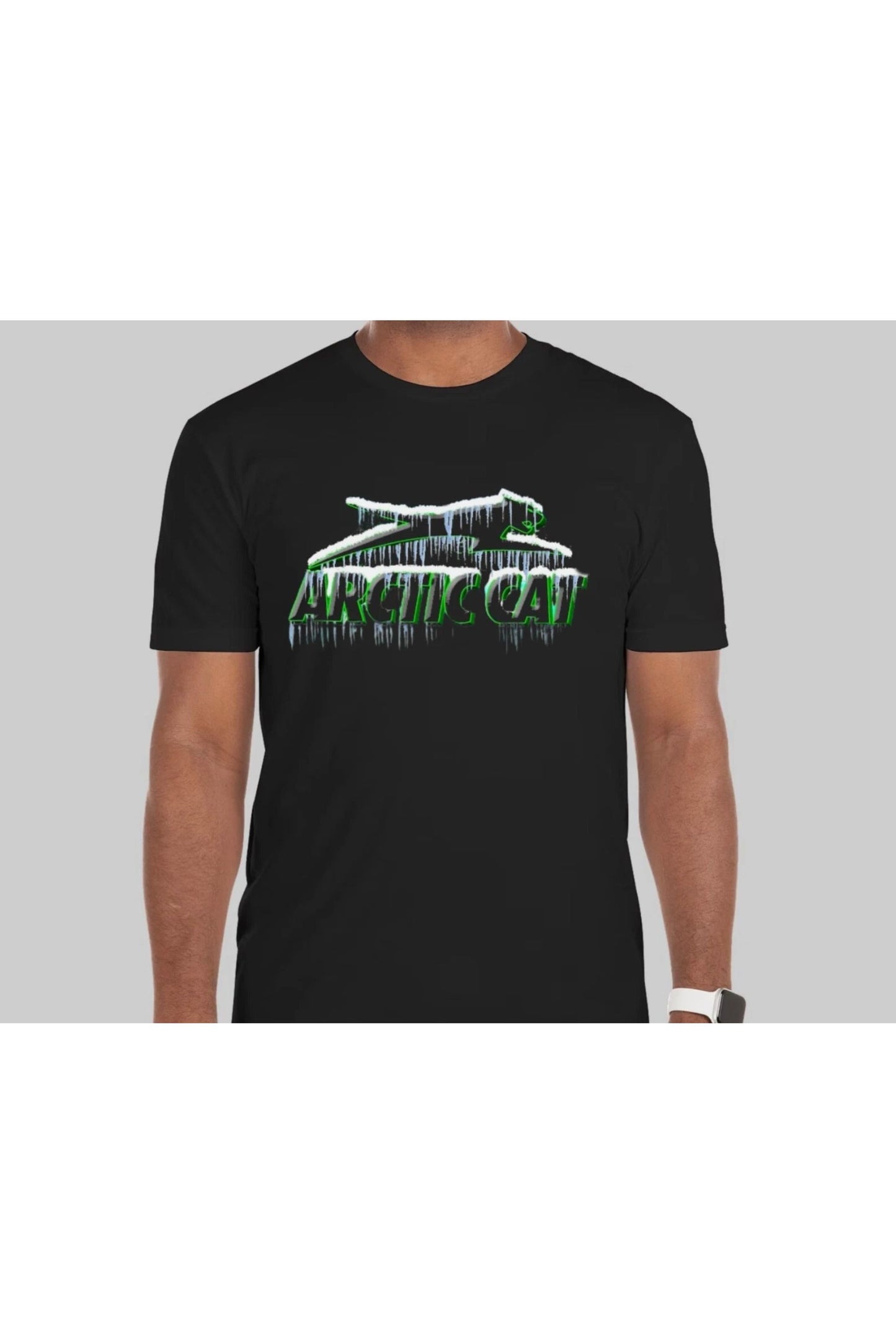 Men's Arctic Cat Icicle Jumpy Cat T-Shirt Tee M JCATS-M