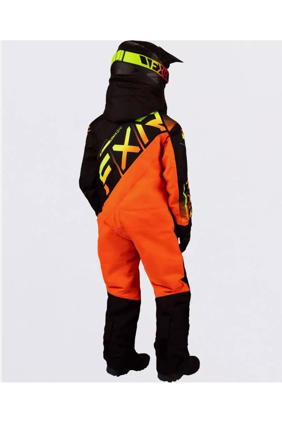 FXR Youth Kids CX Snowmobile Monosuit Orange Fade 233015-1026
