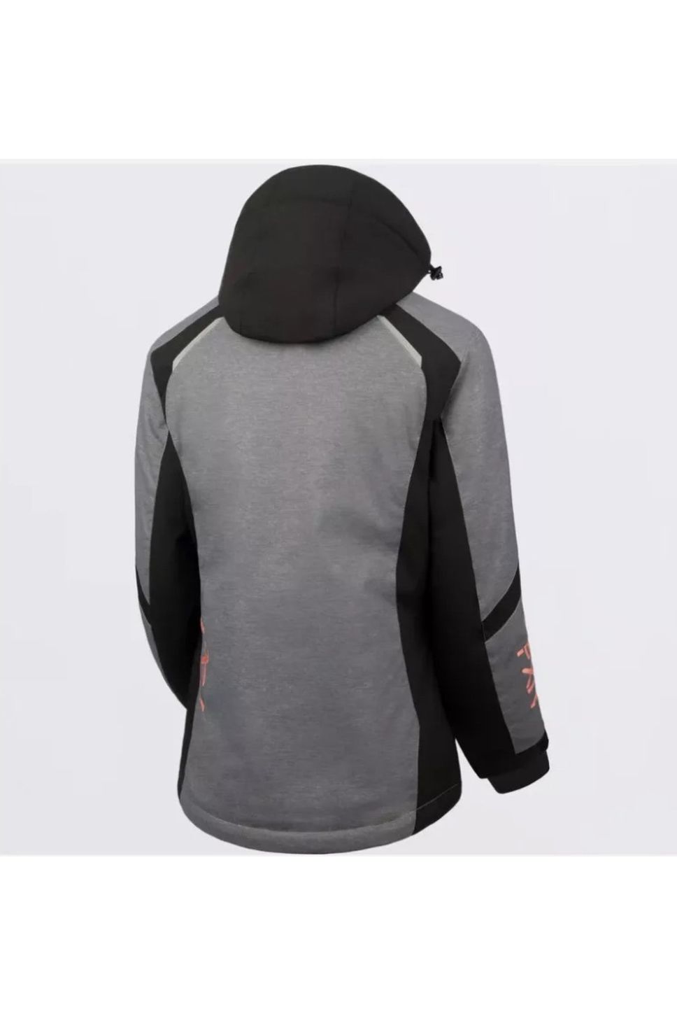 FXR Women's Pulse Snowmobile Jacket Grey Black Melon Pink 230227-0793