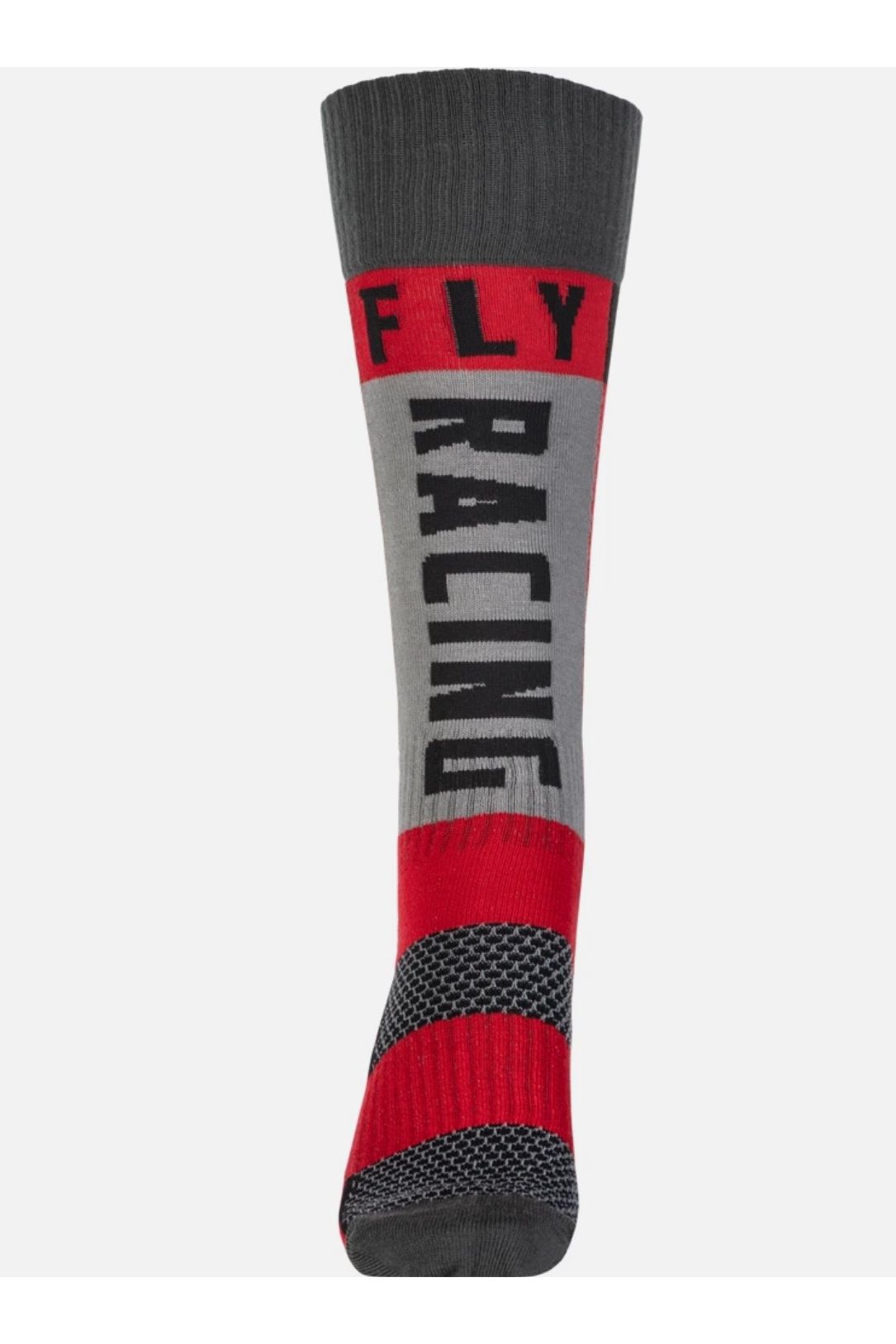 FLY RACING MX SNOWMOBILE SOCKS THICK RED & GREY LG/XL 350-0550L