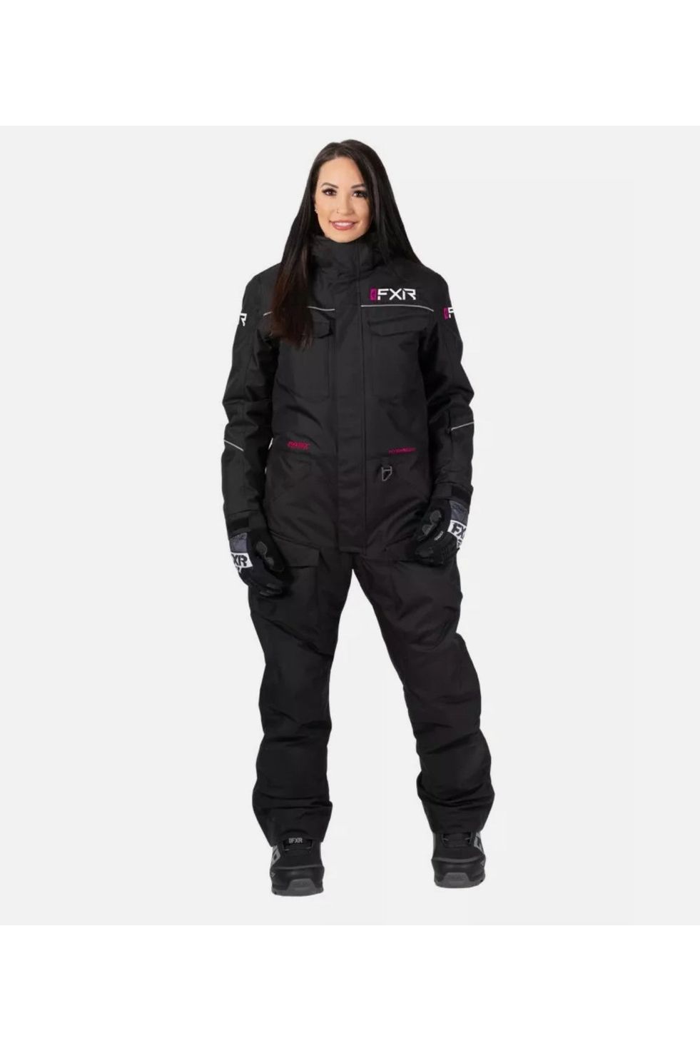 FXR Women Excursion Snowmobile Monosuit One Piece Pink 222939-1090