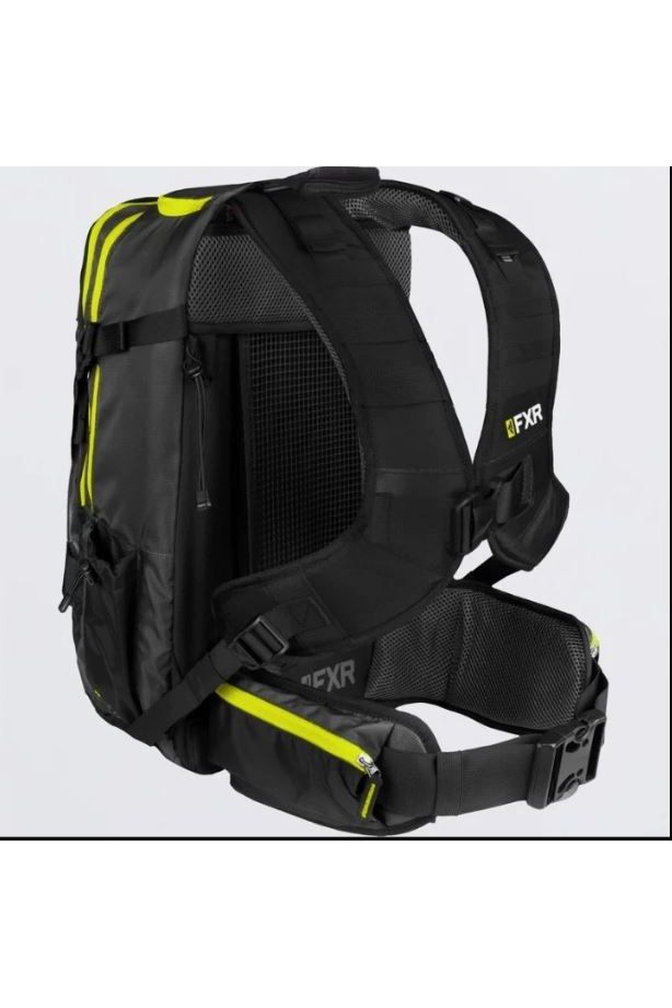 FXR Snowmobile Black Hi Vis Ride Pack Backpack 203202-1065-00