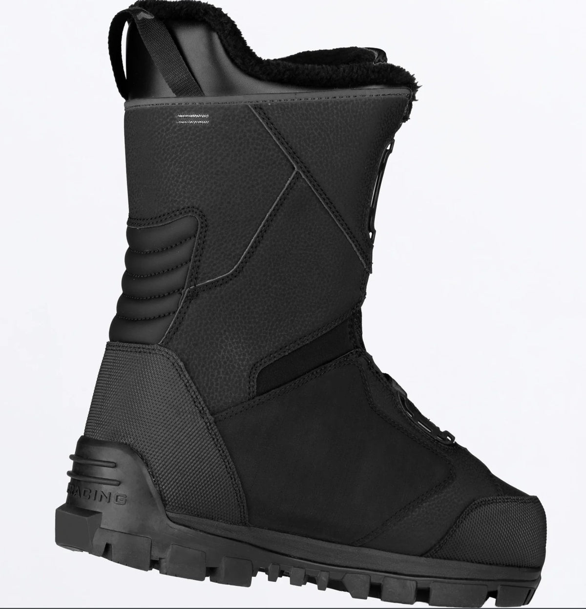 Men's FXR Black & Gray X-Cross Boa Snowmobile Boot 10 11 12 13 14 270707-1005