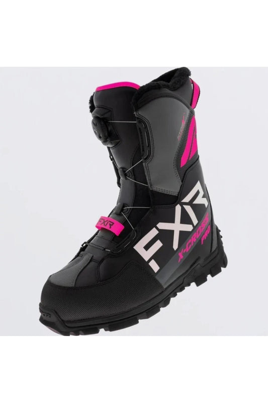 Women's FXR Pink Fuchsia X-Cross Pro BOA Snowmobile Boots 8 9 10 11 12 220707-1090
