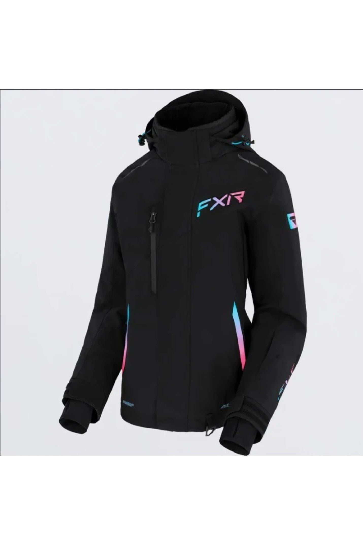 Women's FXR Blue Pink Fade Edge Snowmobile Jacket 6 8 10 14 16 230242-1053