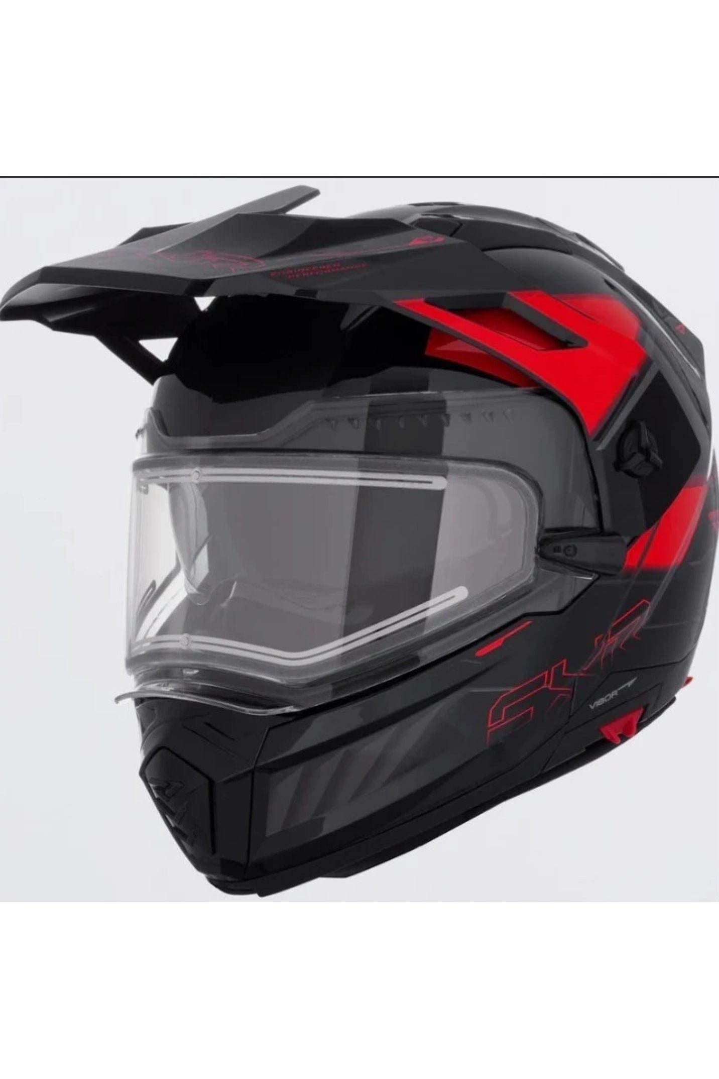 FXR Red Maverick X Snowmobile Heated Modular Helmet M L XL 2XL 3XL 250623-1020