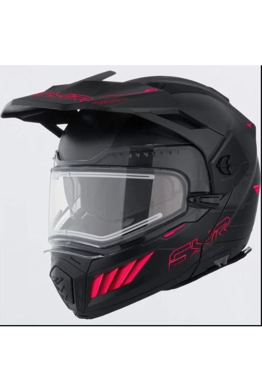 FXR Maverick X P Modular Heated Snowmobile Helmet Razz Pink S M L XL 250623-1028
