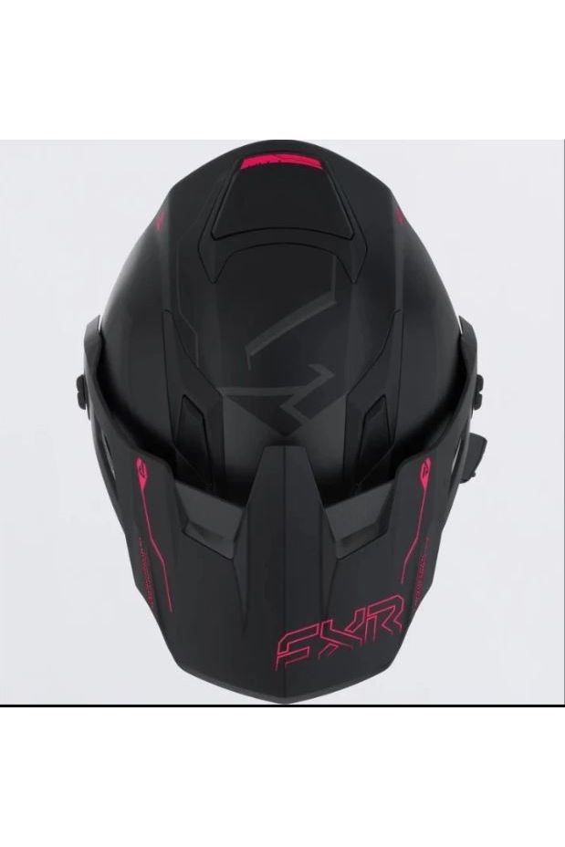FXR Maverick X P Modular Heated Snowmobile Helmet Razz Pink S M L XL 250623-1028