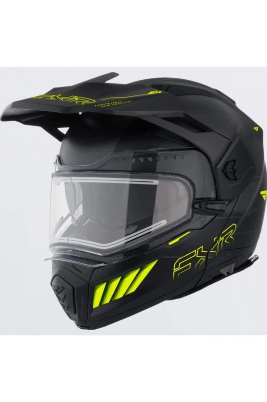 FXR Hi Vis Maverick Snowmobile Heated Modular Helmet M L XL 2XL 3XL 250623-1065