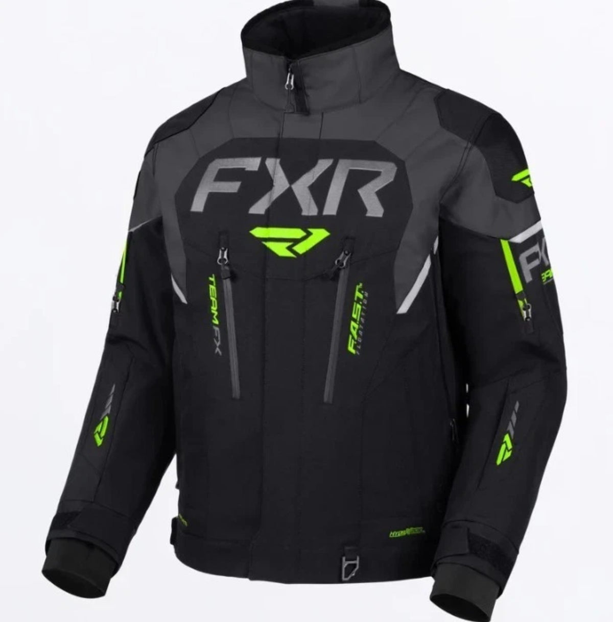 Men's FXR Green Team FX 2-in-1 Snowmobile Jacket L XL 2XL 3XL 4XL 260038-7000