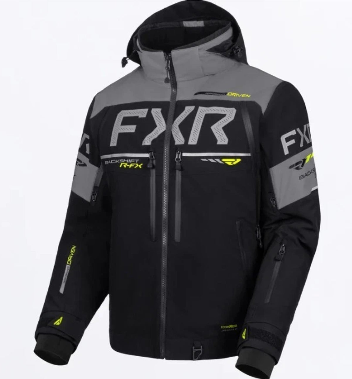 Men's FXR Hi-Vis & Black Backshift 2-in-1 Snowmobile Jacket L XL 2XL 260080-1065