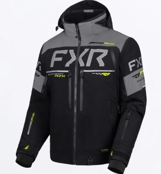 Men's FXR Hi-Vis & Black Backshift 2-in-1 Snowmobile Jacket L XL 2XL 260080-1065