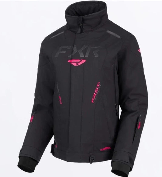 Women's FXR Razz Pink Team FX Snowmobile Jacket 6 8 10 12 14 16 18 260227-1028