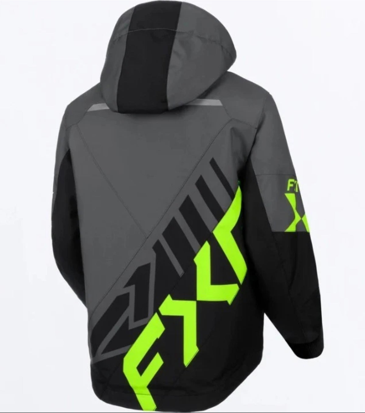 Youth FXR Lime Green Cold Cross CX Snowmobile Jacket 10 12 14 16 260423-0870