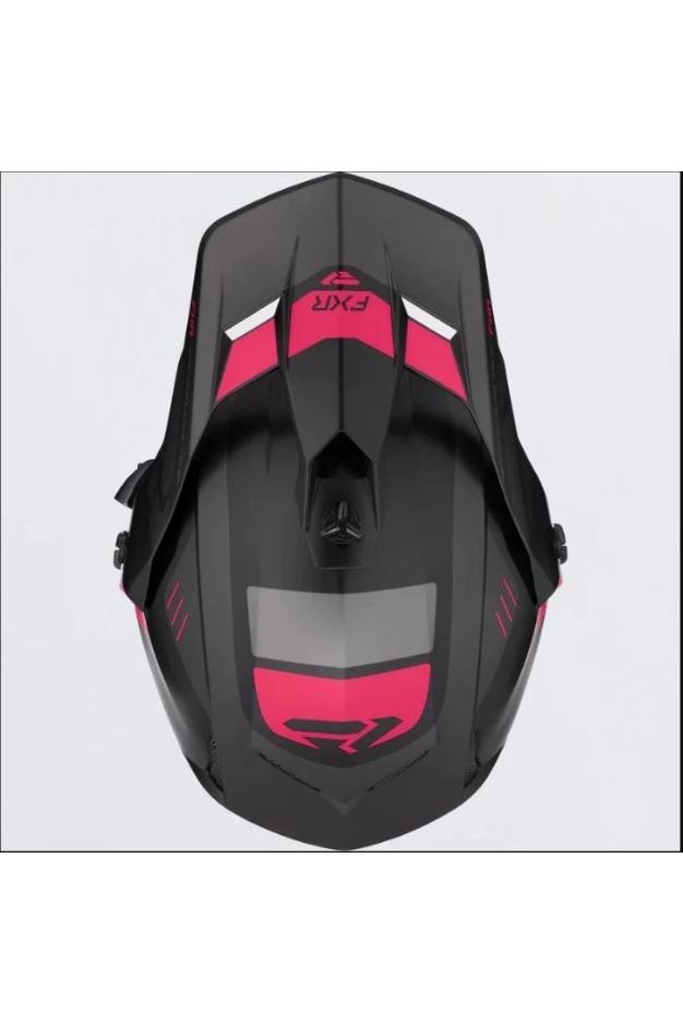 FXR Clutch X Snowmobile Helmet w/ Heated Shield Razz Pink M L XL 260670-1028