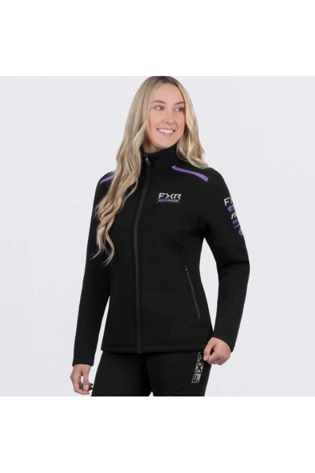 Women's FXR Amethyst Purple Race Division Tech Zip Up S M L XL 2X 3X 261203-1084