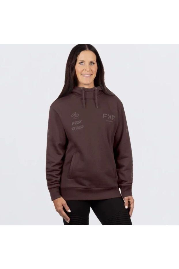 Women's FXR Raisin Stack Cotton PO Hoodie S M L XL 2XL 3XL 261218-8400