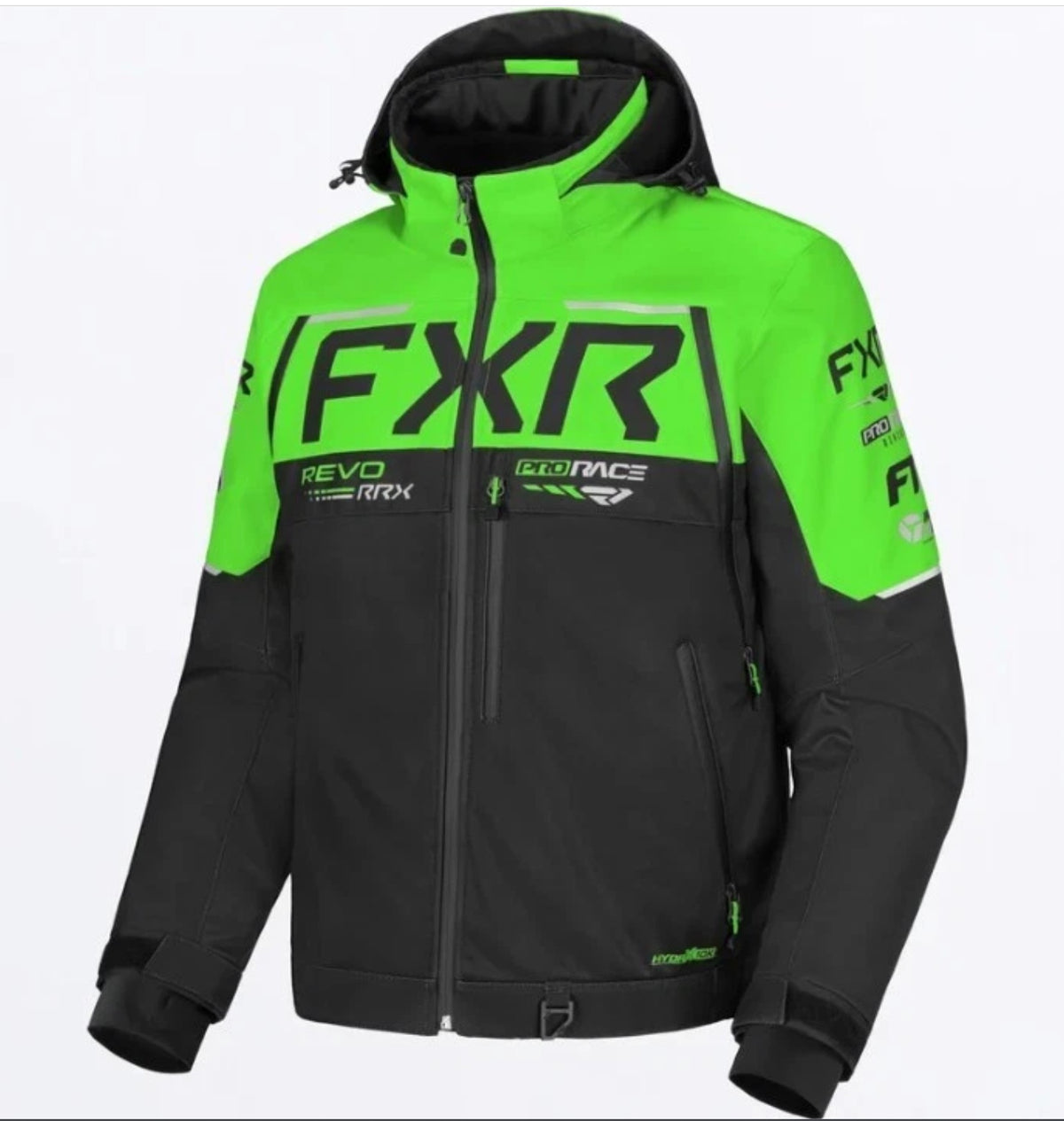 Men's FXR Lime Green Revo RRX 2in1 Snowmobile Jacket M L XL 2XL 3XL 270057-1070