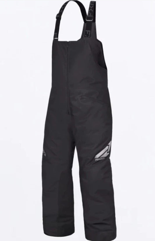 Men's FXR Black Fuel FX Snowmobile Bibs M L XL 2XL 270148-1000