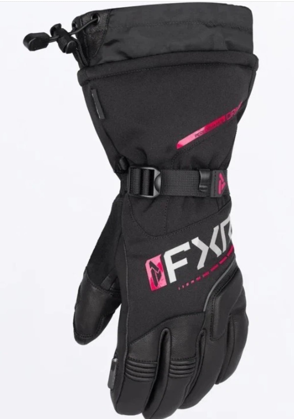 Women's FXR Razz Pink Fusion Snowmobile Gloves XS S M L 270837-1028