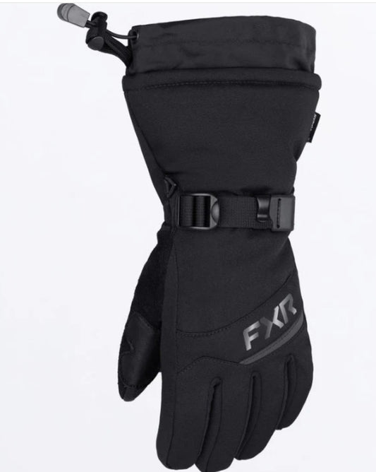 Child FXR Black Helix Race Snowmobile Glove S M L 270840-1000