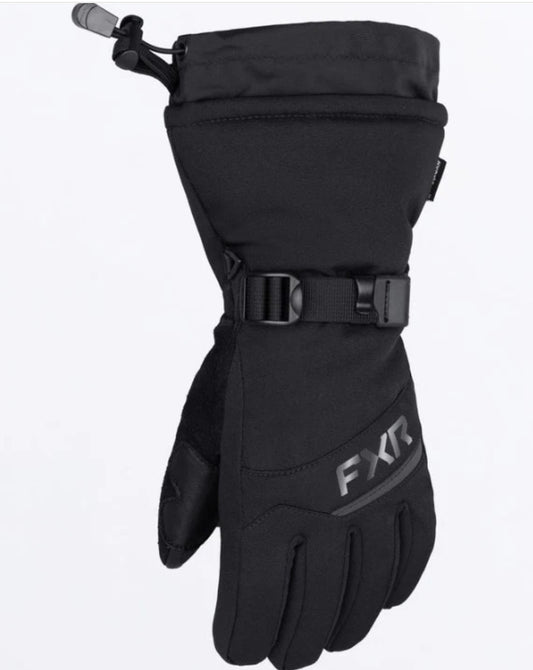 Youth FXR Black Helix Race Snowmobile Glove L Large 270841-1000
