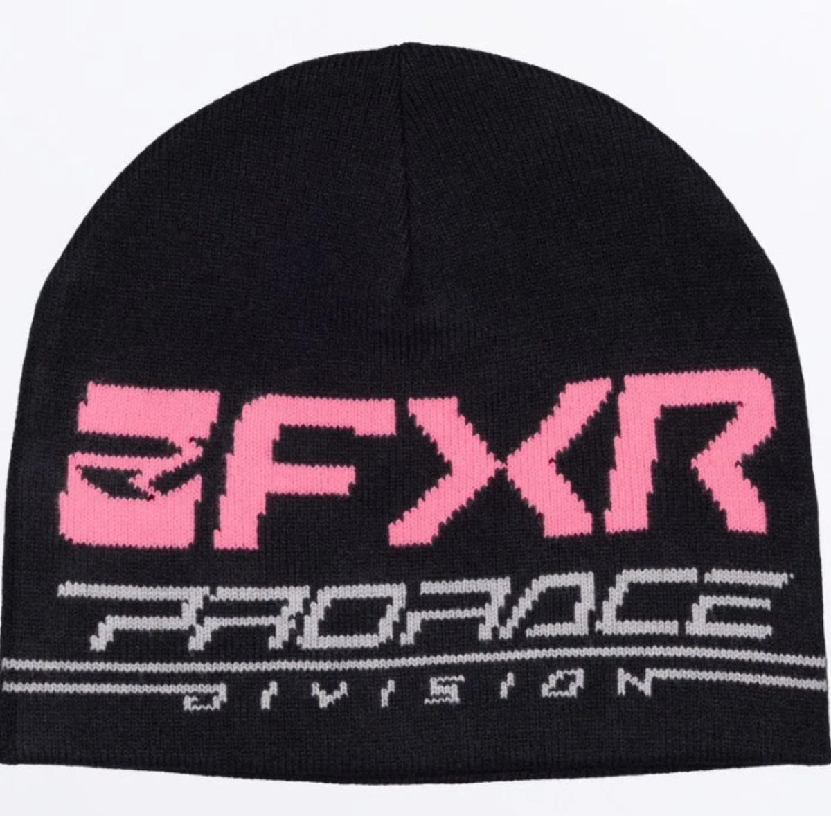 Share FXR Snowmobile Black & Dusty Pink Rose Race Division Beanie Hat 271601-1098-00
