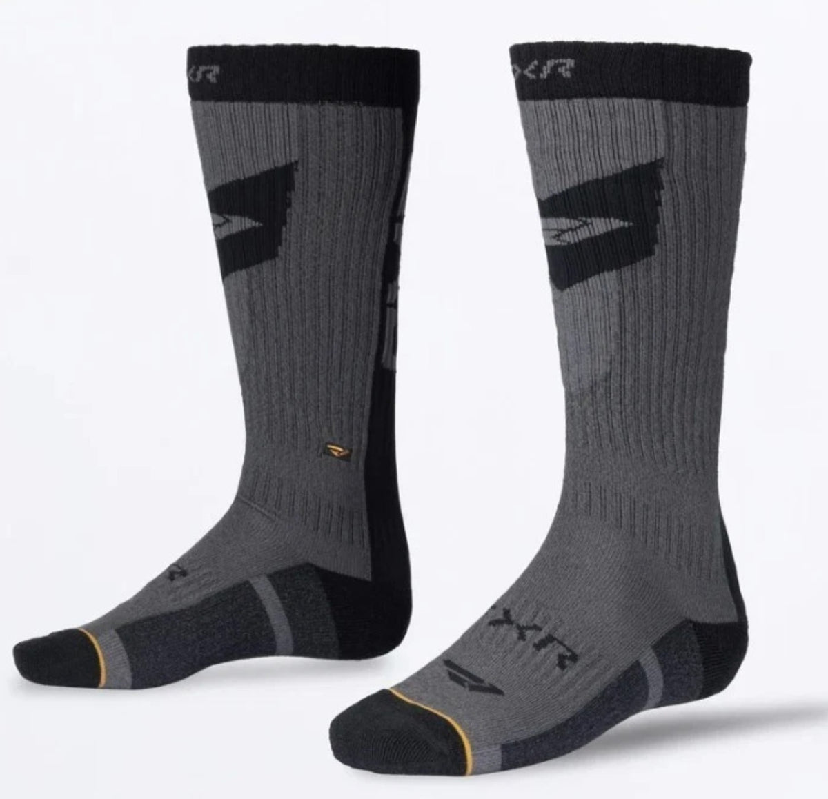 FXR Asphalt Black Boost Performance Snowmobile Socks L/XL (9-13) 271635-0810-15