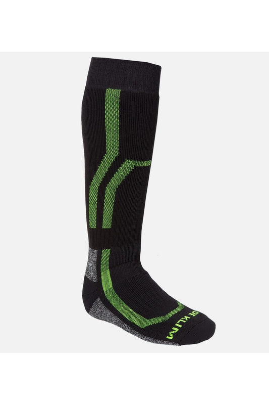 Klim Men's Snowmobile Aggressor 3.0 Socks Black Hi Vis L XL 6005-002-140-004