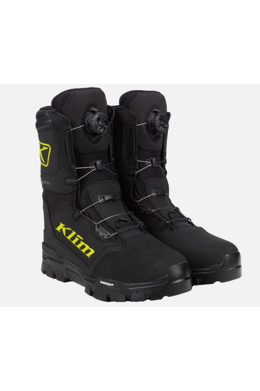 Klim Men's Klutch GTX BOA Snowmobile Boot Hi Vis 10 11 12 13 3112-001-XXX-004