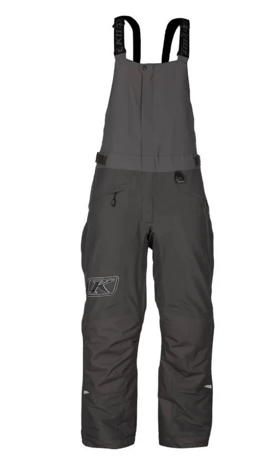 Men's Klim Asphalt Gray Klimate Snowmobile Bibs L XL 2XL (short & regular) 3178-006-1XX-603