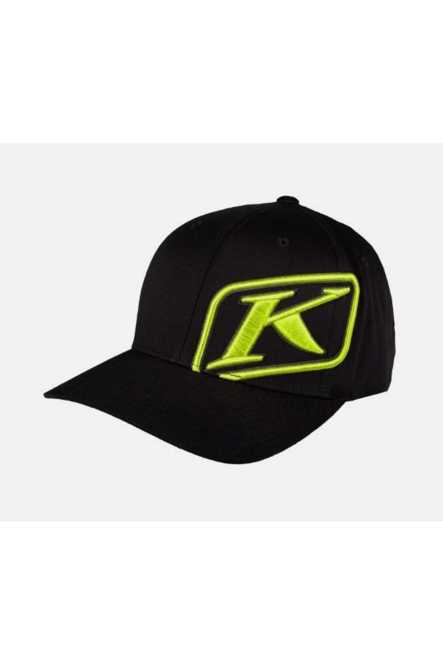 Klim Black Hi Vis Rider Fitted Baseball Hat Cap SM/MD LG/XL 3235-006-XXX-004