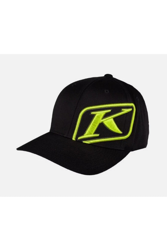 Klim Black Hi Vis Rider Fitted Baseball Hat Cap SM/MD LG/XL 3235-006-XXX-004