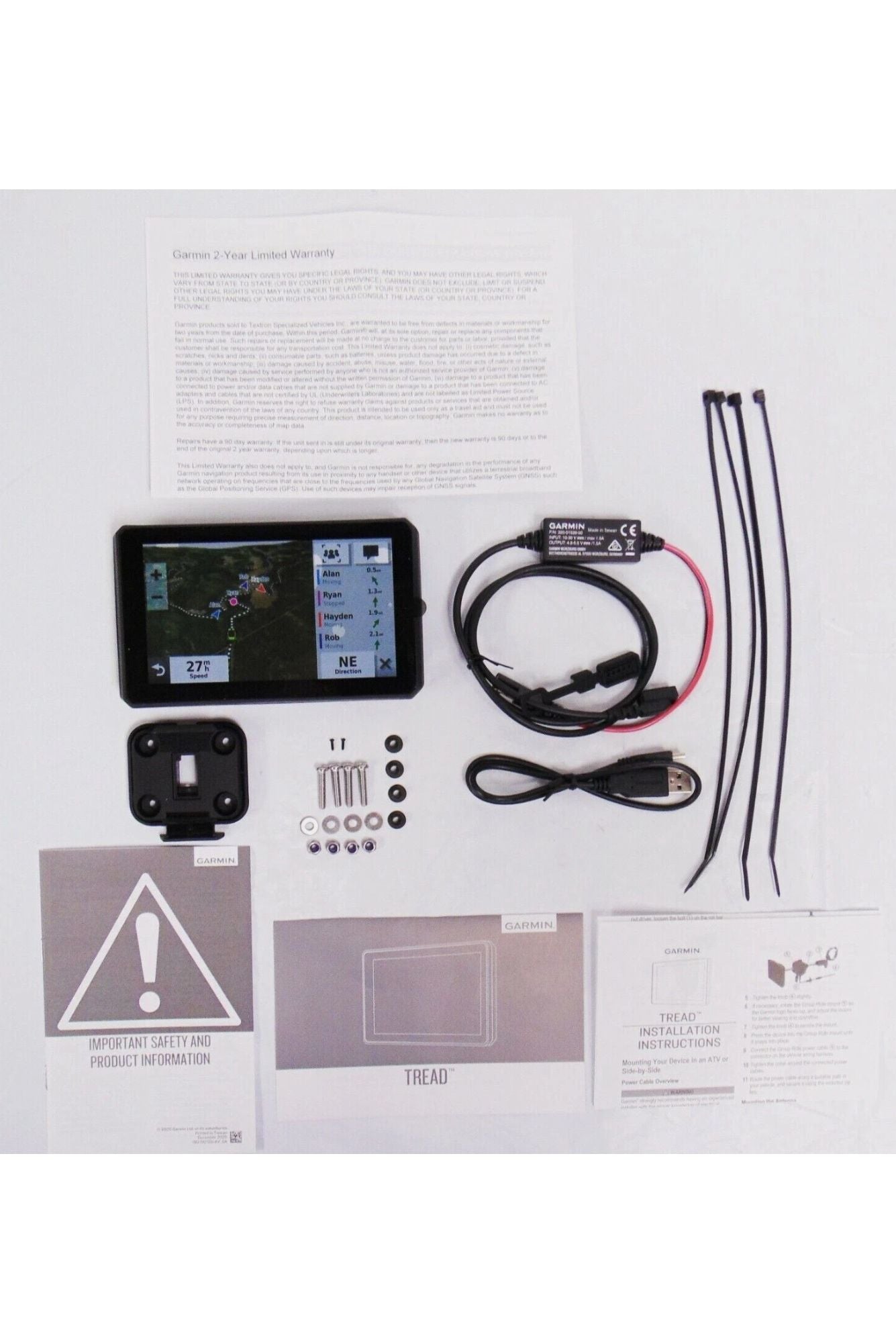 Arctic Cat Snowmobile ATV Tread Garmin GPS Base Kit 3441-557