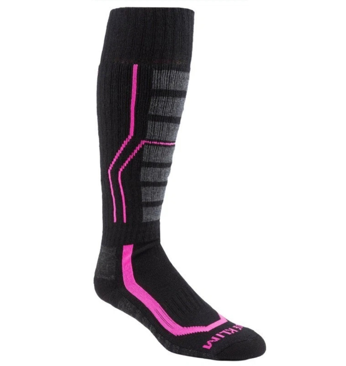 Women's Klim Pink Black 2.0 Solstice Snowmobile Socks M (7-9) 3483-000-130-035