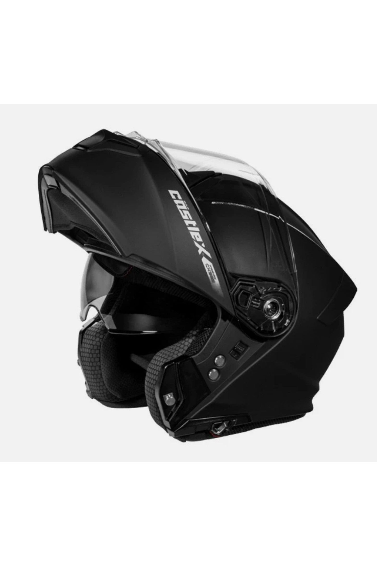 Castle X Black Modular Heated Snowmobile Helmet CX935 M L XL 2X 3X 4X 5X 36-2608